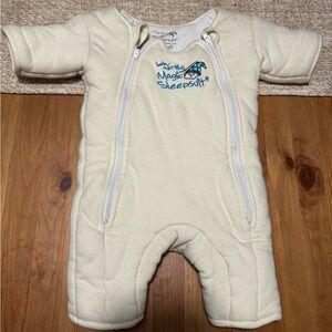 Magic Merlin  Cream Baby SleepSuit